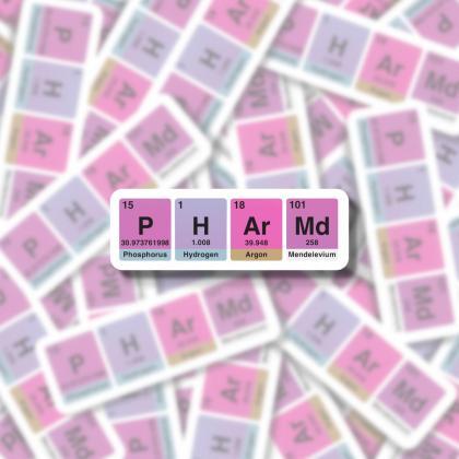Pharmacist Sticker | Pharmd Sticker | Periodic..