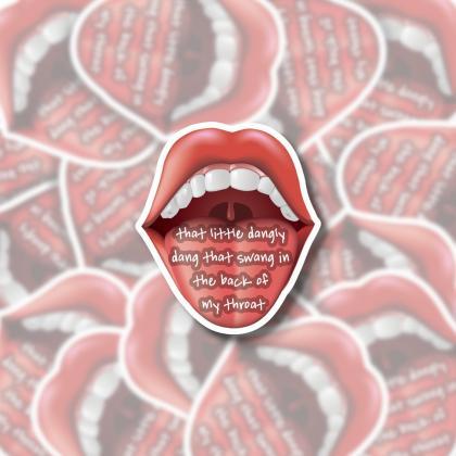 Cardi B Sticker | Lyric Sticker | Uvula Sticker |..
