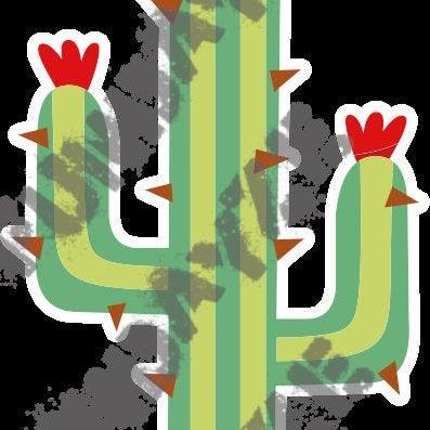 Cactus Sticker Decal | Water Bottle..