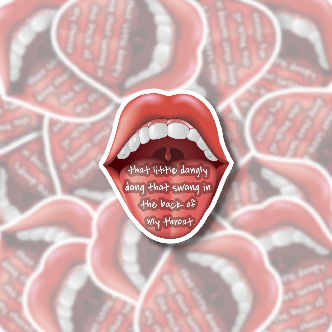 Cardi B Sticker | Lyric Sticker | Uvula Sticker | Laptop Sticker | Hydro Flask Sticker | Yeti Sticker | Tumbler Sticker | Planner Sticker