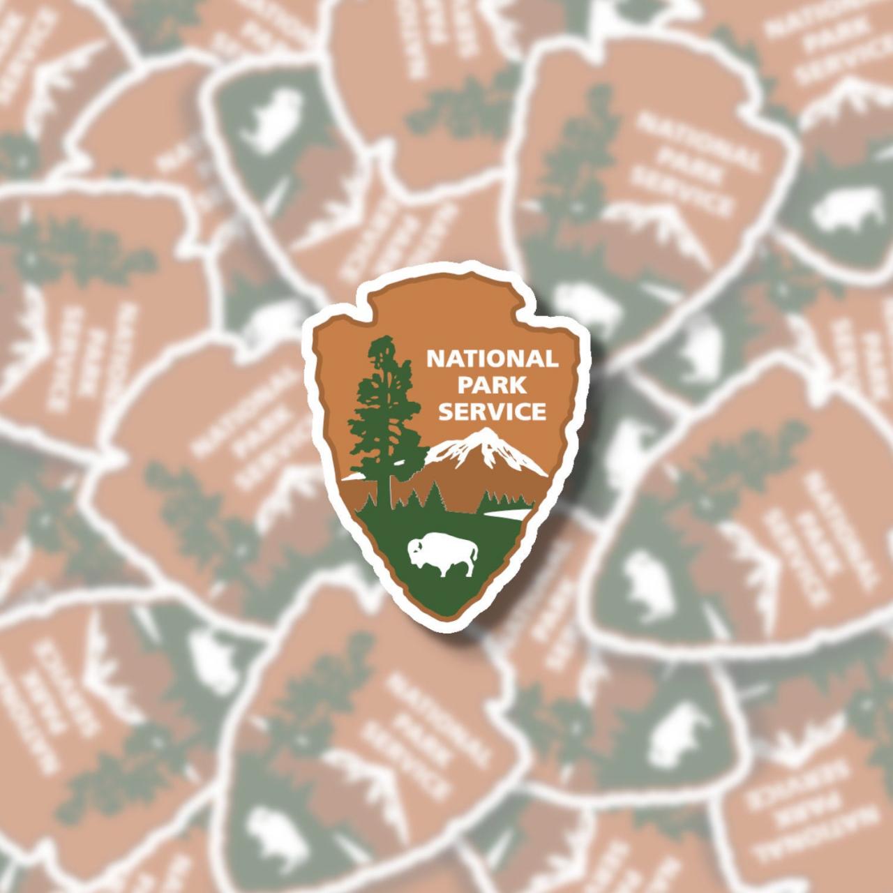 National Park Service Sticker | Nps Sticker | Hiking Sticker | Outdoor Sticker | Laptop Sticker | Water Bottle Sticker | Planner Sticker