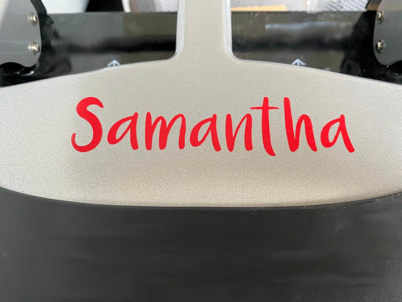Custom Vinyl Name Text Decal Stickers for Water Bottles, Cars, Weddings